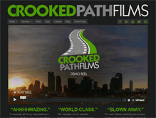 Tablet Screenshot of crookedpathfilms.com